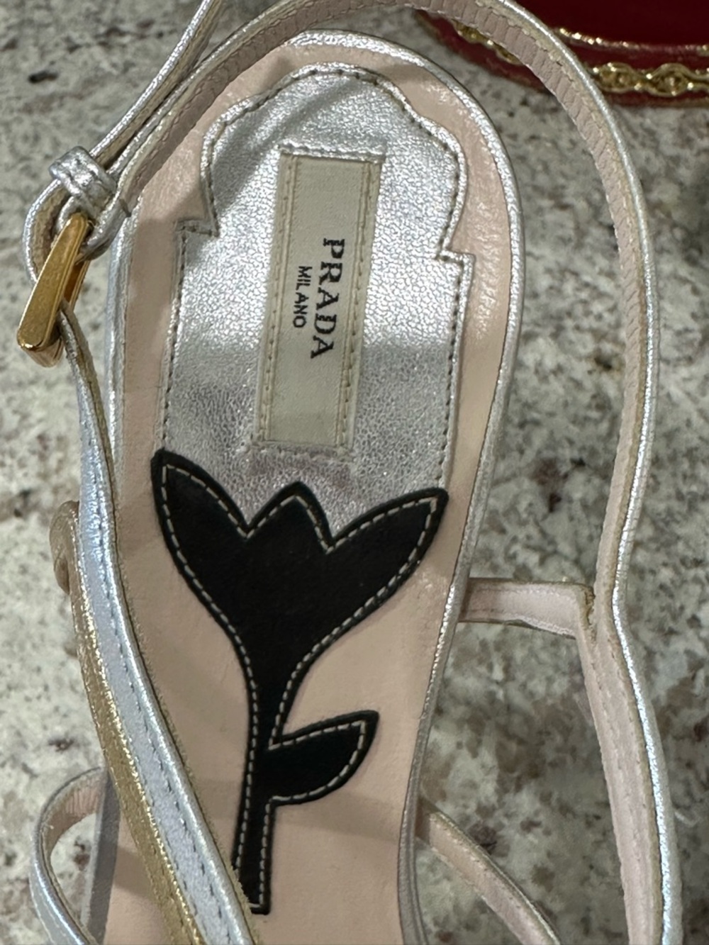 Prada Vintage Leather T-Strap Heels
Size: 37/7; Like new, beautiful condition - Picture 7 of 10